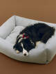 Psí pelíšek Dogs Bed L, blue and white stripe