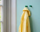 vesak-Bolt Hook Set of 2, green