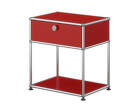 Noční stolek USM Haller M54, ruby red