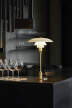 Stolní lampa PH 3/2, brass metallised