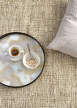 Tác Organic Glass Tray Round S, mist gold