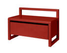 Lavice s úložným prostorem Little Architect, poppy red