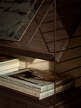 String, dark oak/dark brown