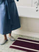 Pantofle Waffle Slippers, stripe dusty blue
