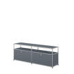 Komoda pod TV USM Haller O2, mid-grey