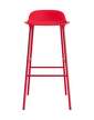 stolicka-Form Bar Chair 75 cm Steel, bright red