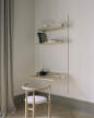 Policová sestava Study Shelf, oak/white