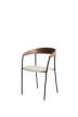 Židle Missing Armchair, lacquered walnut/Barnum 24