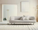 Stojací lampa Reflection, brass lacquered aluminium