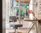 Nástěnná lampa Petite Potence, Prouvé Bleu Marcoule