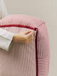 Psí pelíšek Dogs Bed XS, red and white stripe