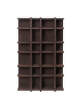Police Tilem 4x6, dark stained oak