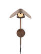Nástěnná lampa Wing, bronzed aluminium