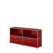 Komoda USM Haller C2, ruby red