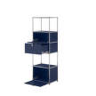 Policová sestava USM Haller M52, steel blue