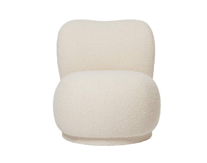 Křeslo Rico Lounge Piccolo Nordic Bouclé, off-white