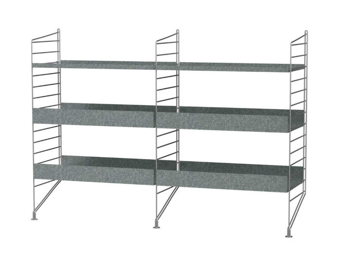 Venkovní policová sestava String Outdoor A, galvanized
