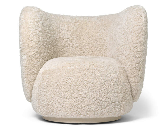 Lounge Chair Rico Sheepskin, moonlight