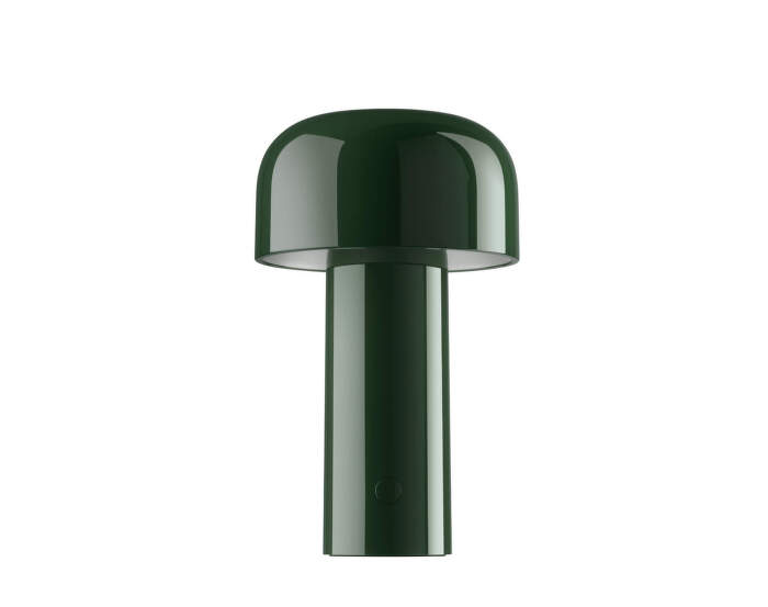 Přenosná lampa Bellhop, glossy green