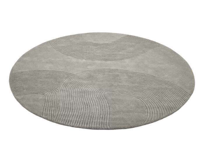 Koberec Zen Round Ø250 cm, light grey