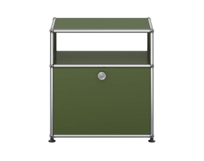 Noční stolek USM Haller M55, olive green