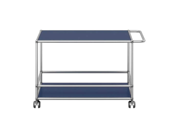 Servírovací vozík USM Haller, steel blue