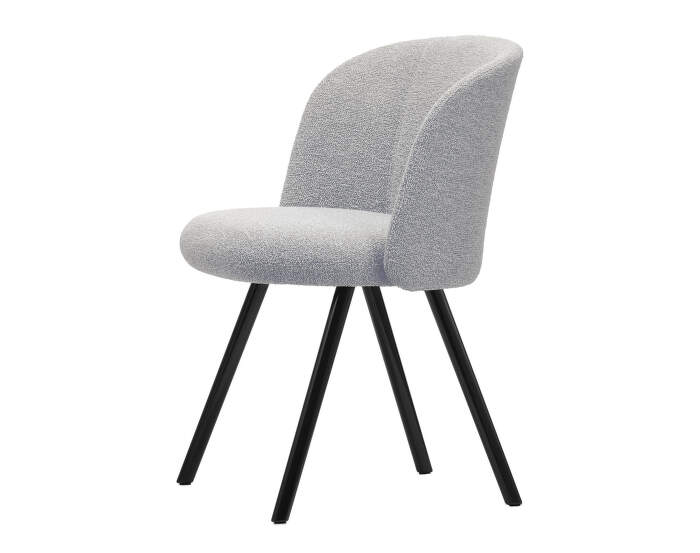 Čalouněná jídelní židle Mikado Side chair Aluminium, cream/sierra grey