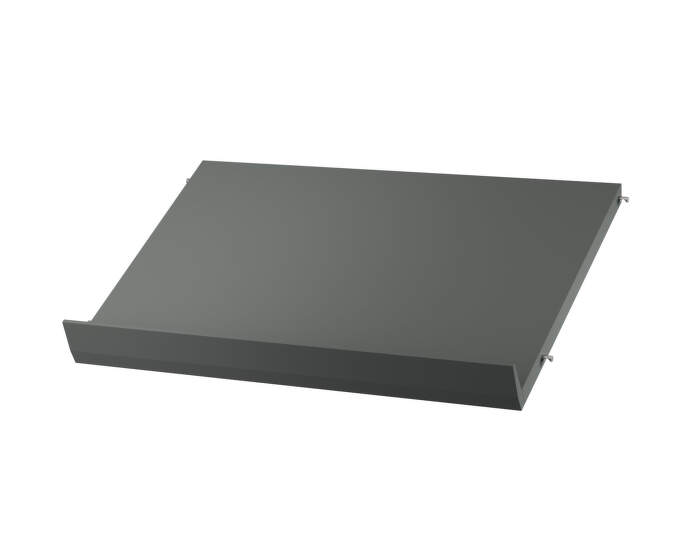 Police String Magazine Shelf 58 x 30, dark grey