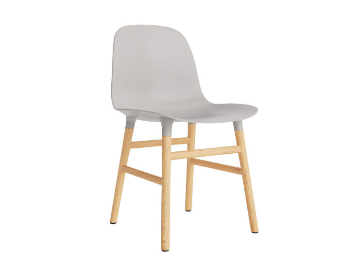 Židle Form, warm grey/oak