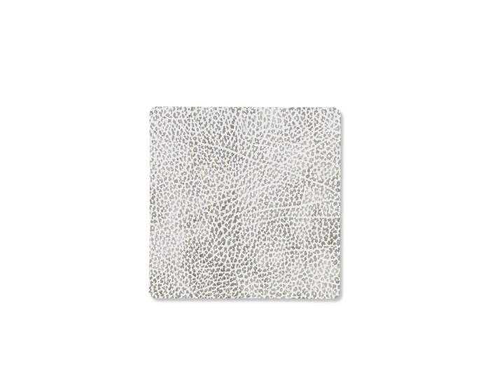 Podložka pod skleničku Square Hippo, white-grey