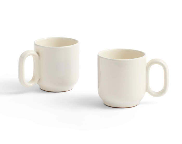 Hrnek Barro set 2ks, off-white
