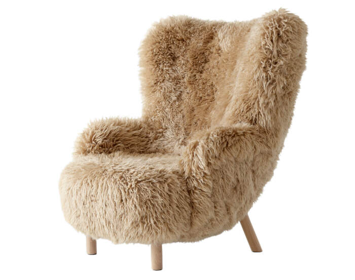 Křeslo Petra VB3, oak/sheepskin Honey