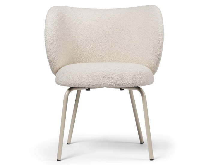 Jídelní židle Rico Nordic, Bouclé off-white : cashmere