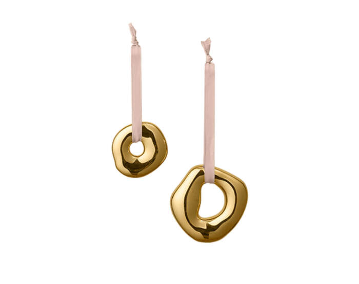 Vánoční baňky Orrith Ornaments set 2ks, rustic bronze