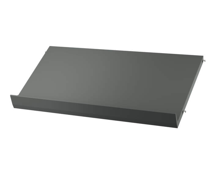Police String Magazine Shelf 78 x 30, dark grey