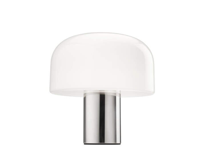 Stolní lampa Bellhop Glass T, bright aluminum
