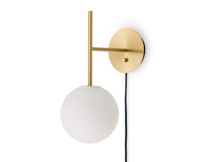 Nástěnná lampa TR Bulb Suspended, brushed brass