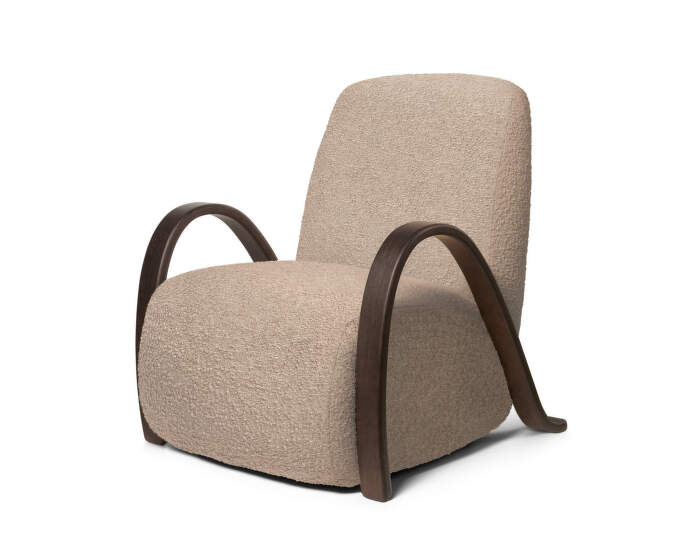 Křeslo Buur Raw Bouclé, natural