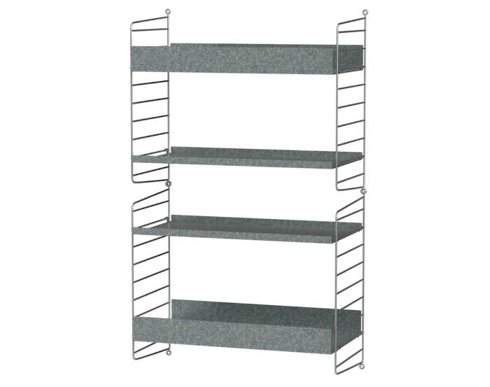 Venkovní policová sestava String Outdoor C, galvanized