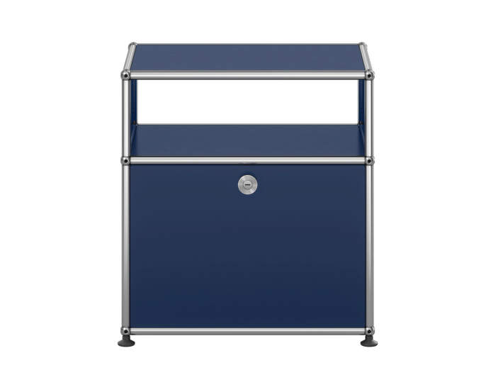Noční stolek USM Haller M55, steel blue