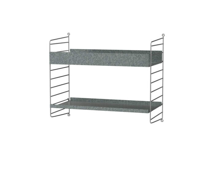 Venkovní policová sestava String Outdoor D, galvanized