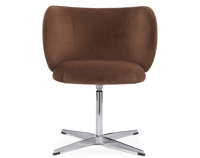 Jídelní židle Rico Swivel, Rich Velvet soft brown