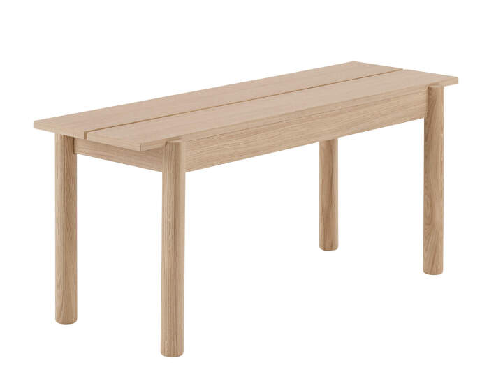 Lavice Linear Wood Bench 110 cm
