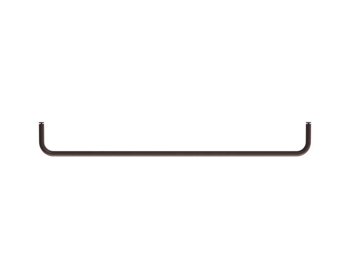 Šatní tyč String 72, dark brown