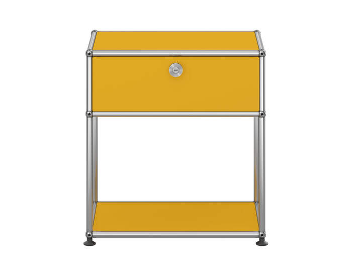 Noční stolek USM Haller M54, golden yellow
