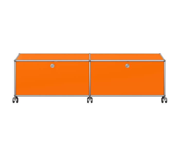 Komoda na kolečkách USM Haller M61, pure orange