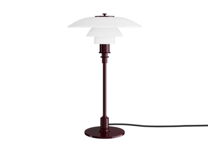 Stolní lampa PH 3/2, glossy burgundy