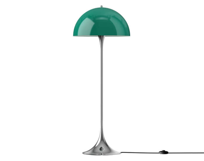 Stojací lampa Panthella 500, original opal green