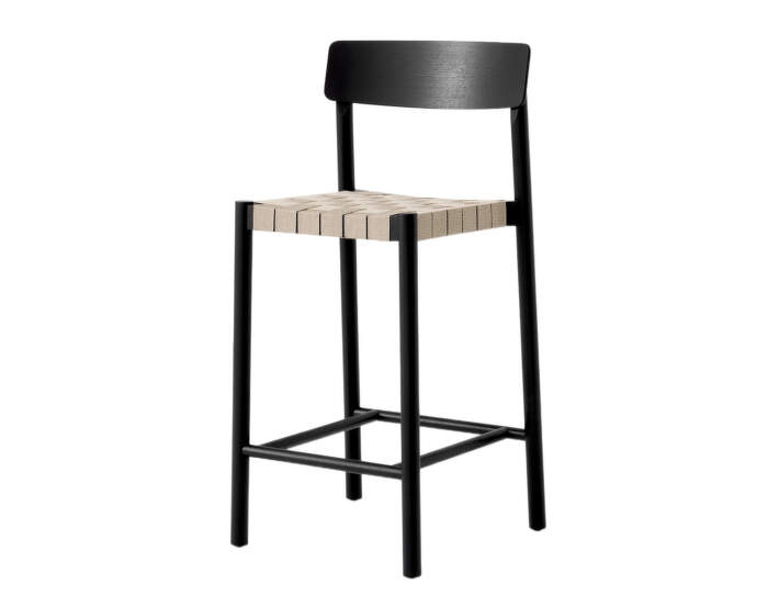Barová stolička Betty TK12, black/natural