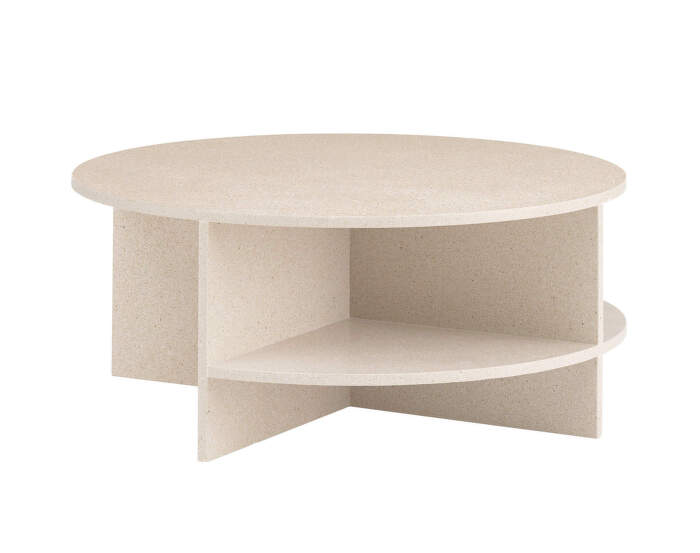 Konferenční stolek Halves, light taupe Terrazzo